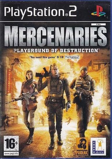 Mercenaries Playground of Destruction - PS2 (Genbrug)